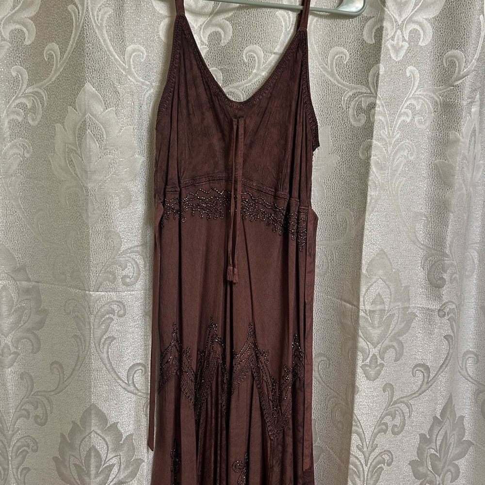 1X/2X Brown Sakkas Sundress